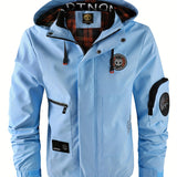 Men's Hooded Utility Zip Jacket