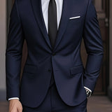 Men's Three-Piece Slim Fit Suit
