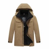 Men's Hooded Utility Parka Jacket