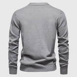 Men's Textured V-Neck Button Cardigan