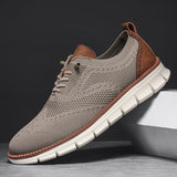 Men's Breathable Knit Slip-On Sneakers