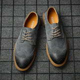 Men's Suede Casual Oxford Shoes