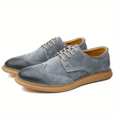 Men's Suede Casual Oxford Shoes
