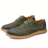 Men's Suede Casual Oxford Shoes