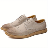 Men's Suede Casual Oxford Shoes