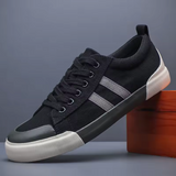 Men's Canvas Lace-Up Casual Sneakers