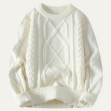 Men's Chunky Cable Knit Fisherman Sweater