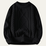 Men's Chunky Cable Knit Fisherman Sweater