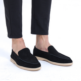 Men's Suede Penny Loafers