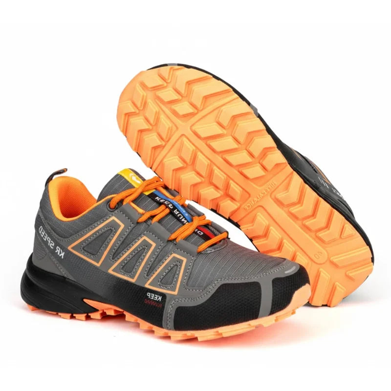 Men's Cushioned Walking Shoes with Grip Sole