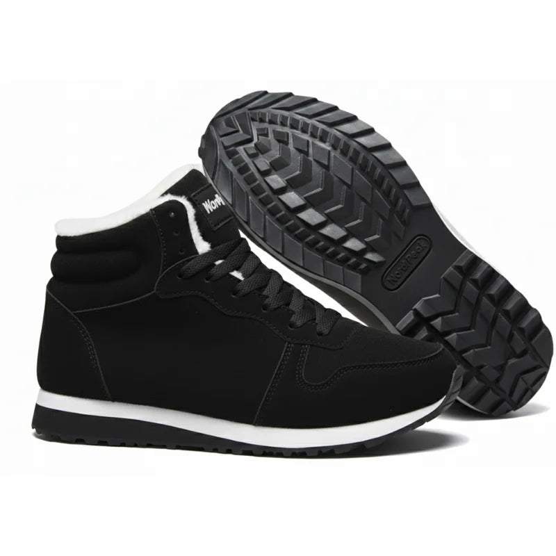 Men's Fleece-Lined Water-Repellent Winter Boots