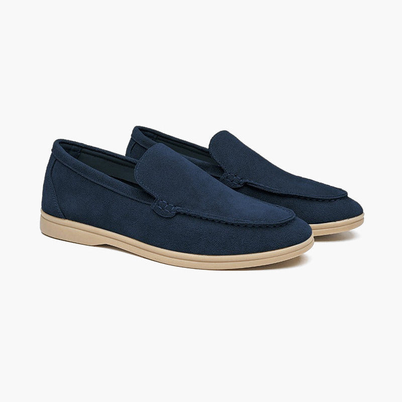 Men's Suede Penny Loafers