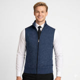 Men's Zip Front Knit Fleece Vest