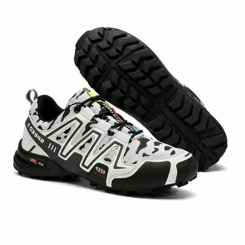 Men's Cushioned Walking Shoes with Grip Sole