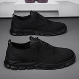 Men's Breathable Knit Slip-On Sneakers