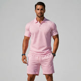 Men's Polo Shirt & Shorts Set