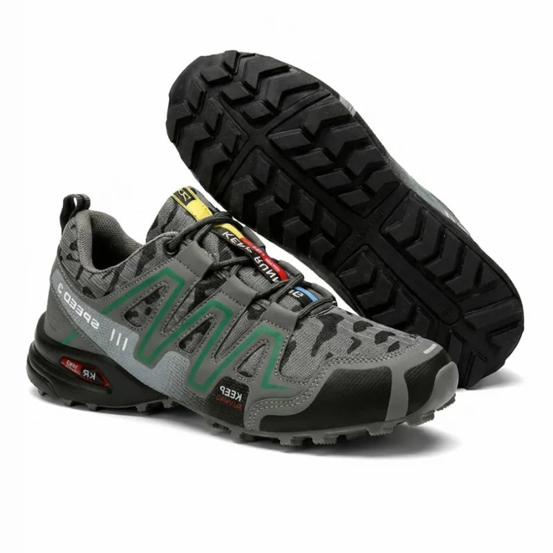 Men's Cushioned Walking Shoes with Grip Sole