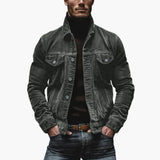 Men's Button Front Denim Jacket