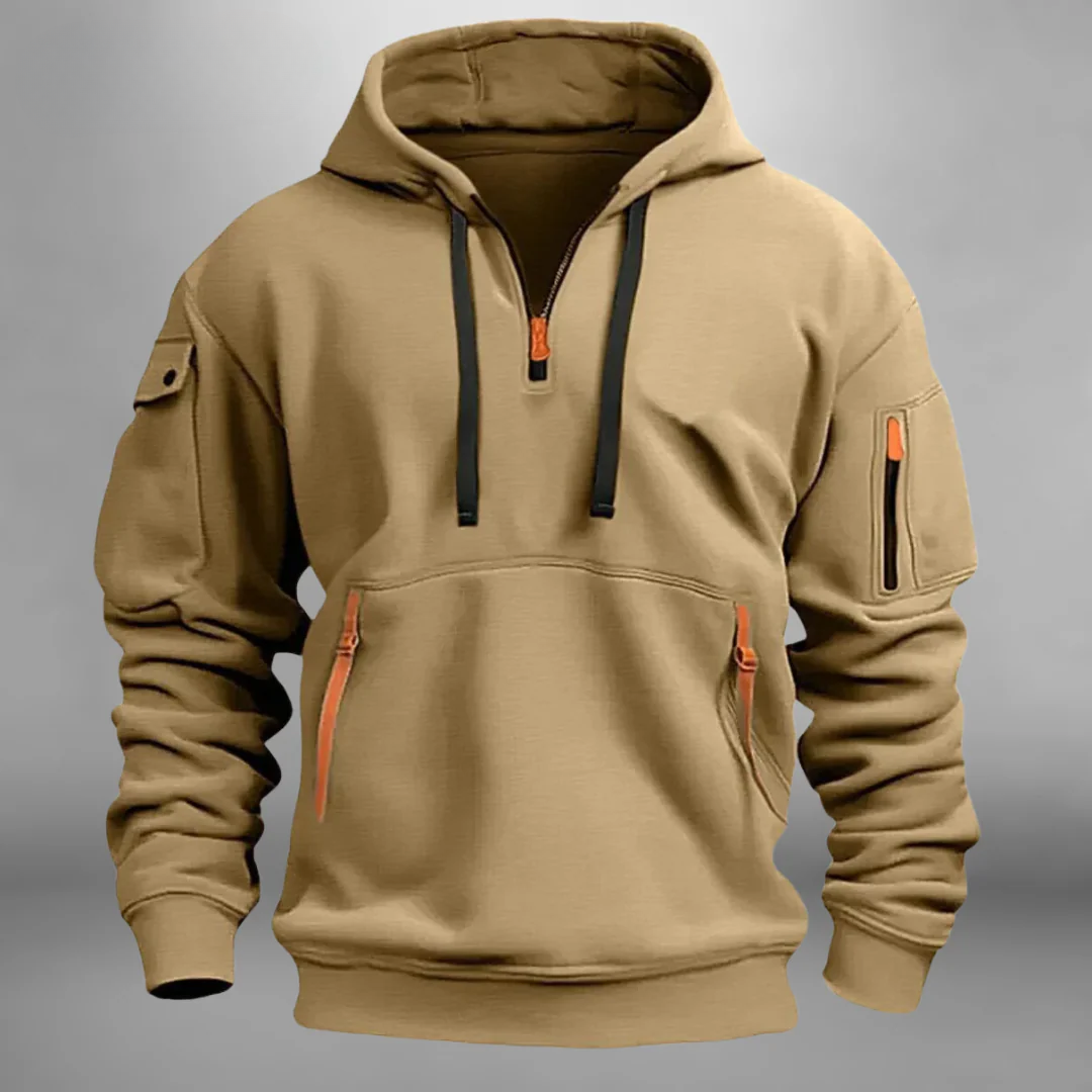 Men's Soft Hooded Sweatshirt with Pockets