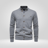 Men's Button Front Knit Cardigan Sweater
