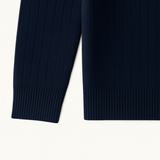 Men's Ribbed Half-Zip Classic Fit Sweater