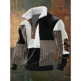 Men's Sherpa Collar Quarter Zip Sweater