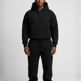 Men's Lightweight Black Oversized Hoodie