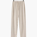 Men's Relaxed Fit Linen Drawstring Trousers