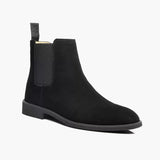 Matteo Ricci | Classic Chelsea Leather Boots with Timeless Edge For Men