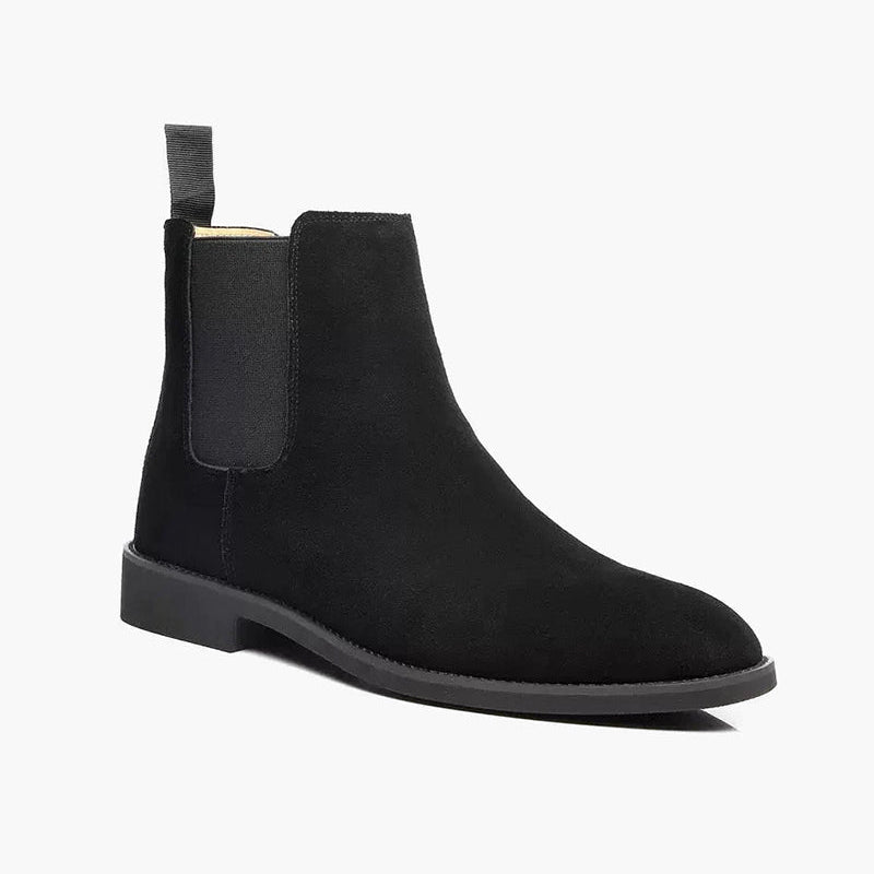 Matteo Ricci | Classic Chelsea Leather Boots with Timeless Edge For Men