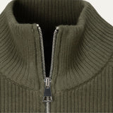 Men's Ribbed Full-Zip Knit Cardigan