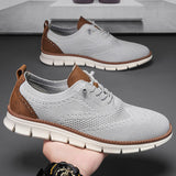 Men's Breathable Knit Slip-On Sneakers