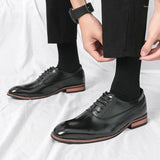 Men's Leather Oxford Dress Shoes
