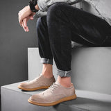 Men's Suede Casual Oxford Shoes
