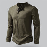 Men's Long Sleeve Henley T-Shirt