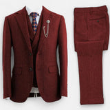 Men's Single Breasted Business Suit