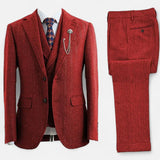 Men's Single Breasted Business Suit