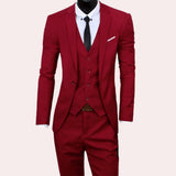 Men's Formal Three Piece Suit
