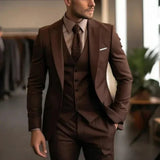 Men's Slim Fit Three Piece Suit
