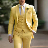 Men's Slim Fit Three Piece Suit