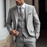 Men's Slim Fit Three Piece Suit