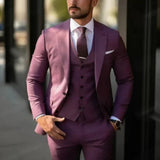 Men's Slim Fit Three Piece Suit