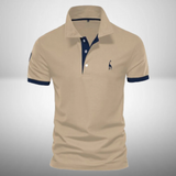 Men's Contrast Trim Polo Shirt