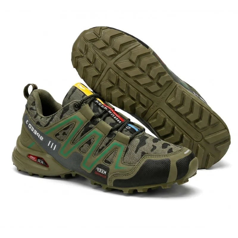 Men's Cushioned Walking Shoes with Grip Sole