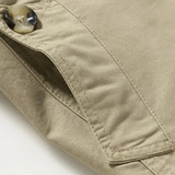 Men's Double-Breasted Waterproof Belted Trench Coat
