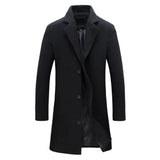 Men's Tailored Wool Overcoat