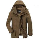 Men's Hooded Sherpa Lined Parka Jacket