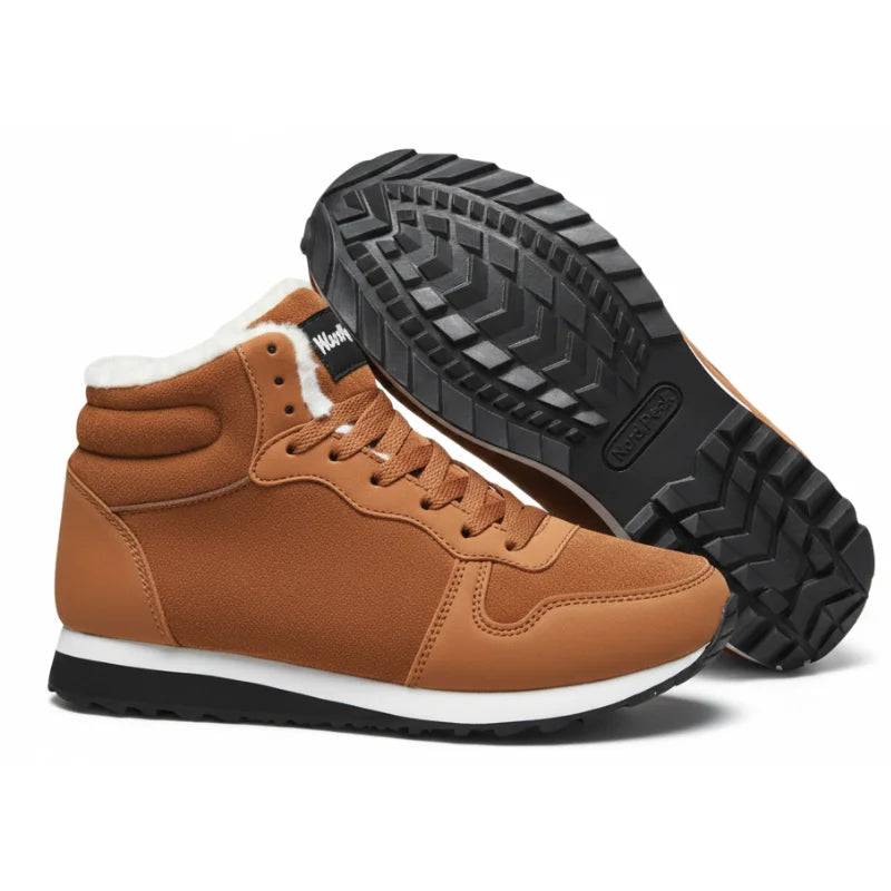 Men's Fleece-Lined Water-Repellent Winter Boots