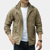 Men's Hooded Zip-Up Jacket