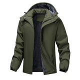 Men's Hooded Sherpa Lined Outdoor Jacket